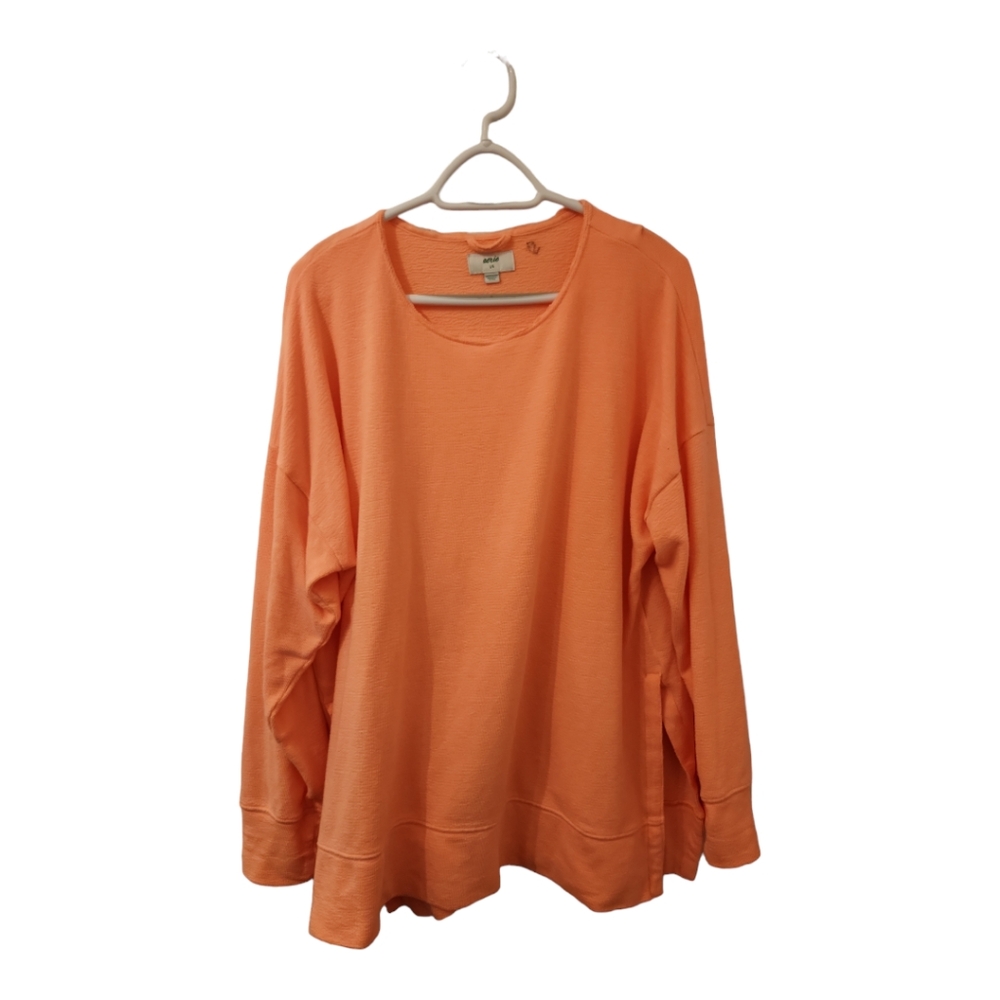 Aerie Neon Orange Oversized Tunic Sweatshirt
